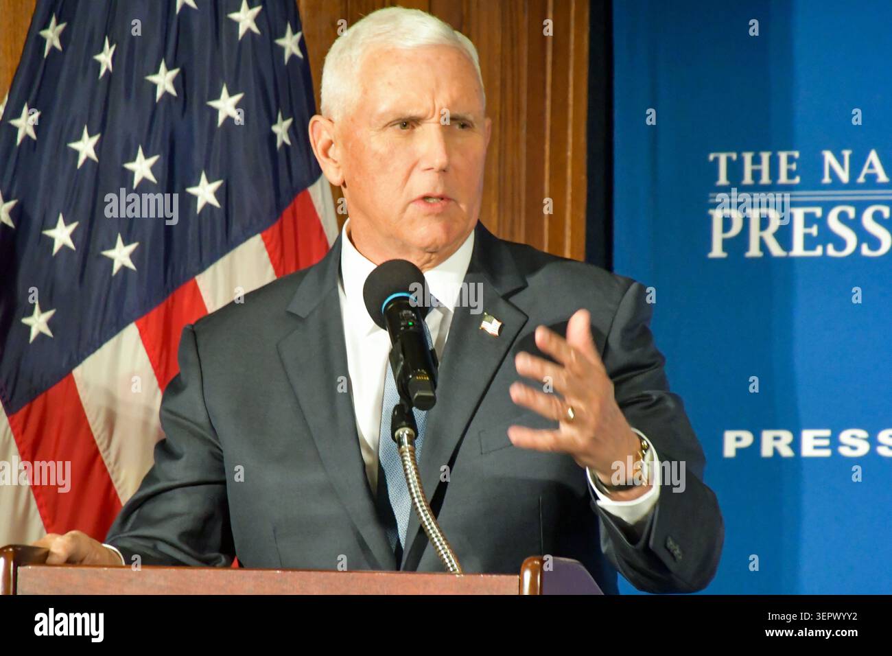 Former VP Mike Pence at the National Press Club